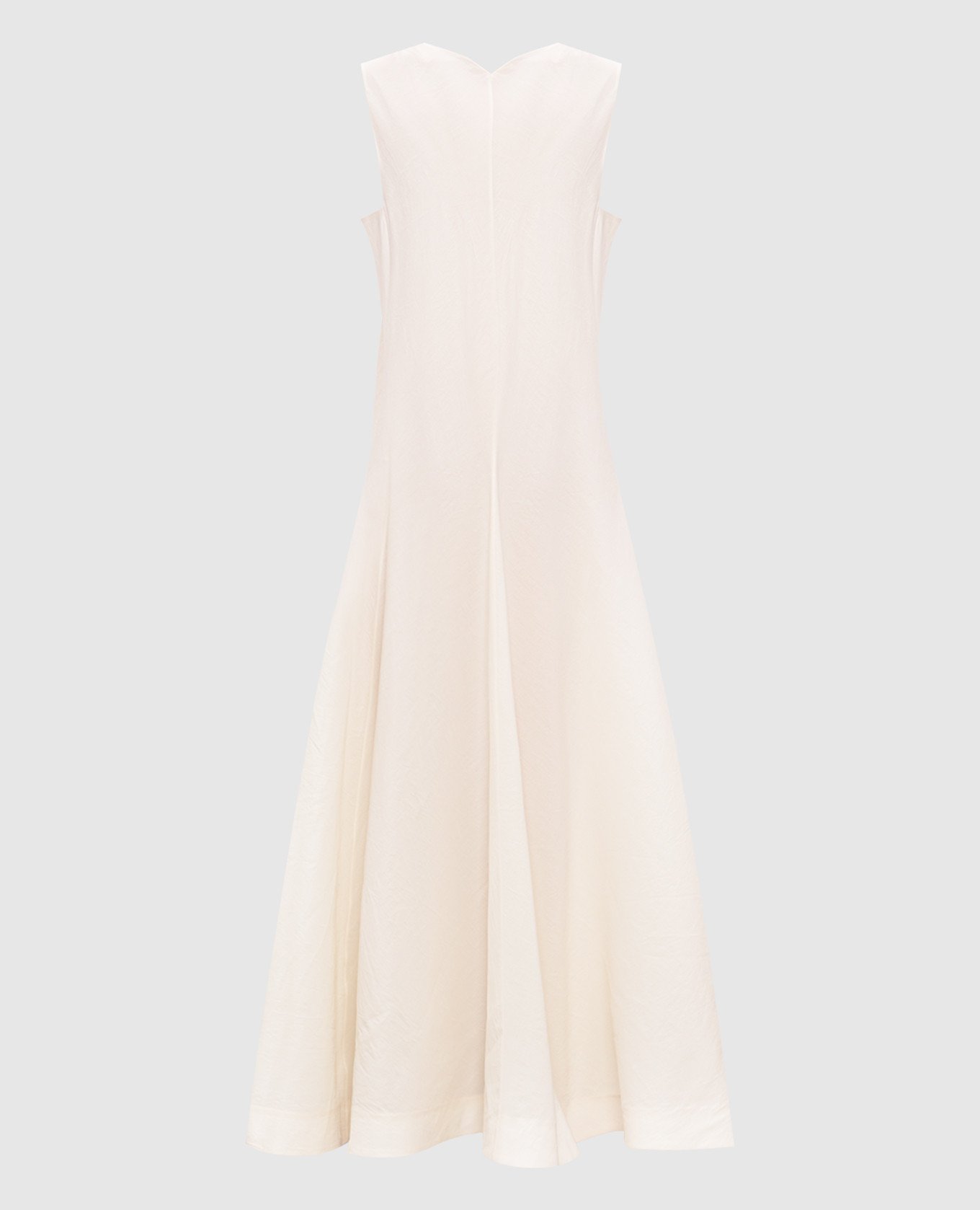 

Mellie beige midi dress with silk Khaite