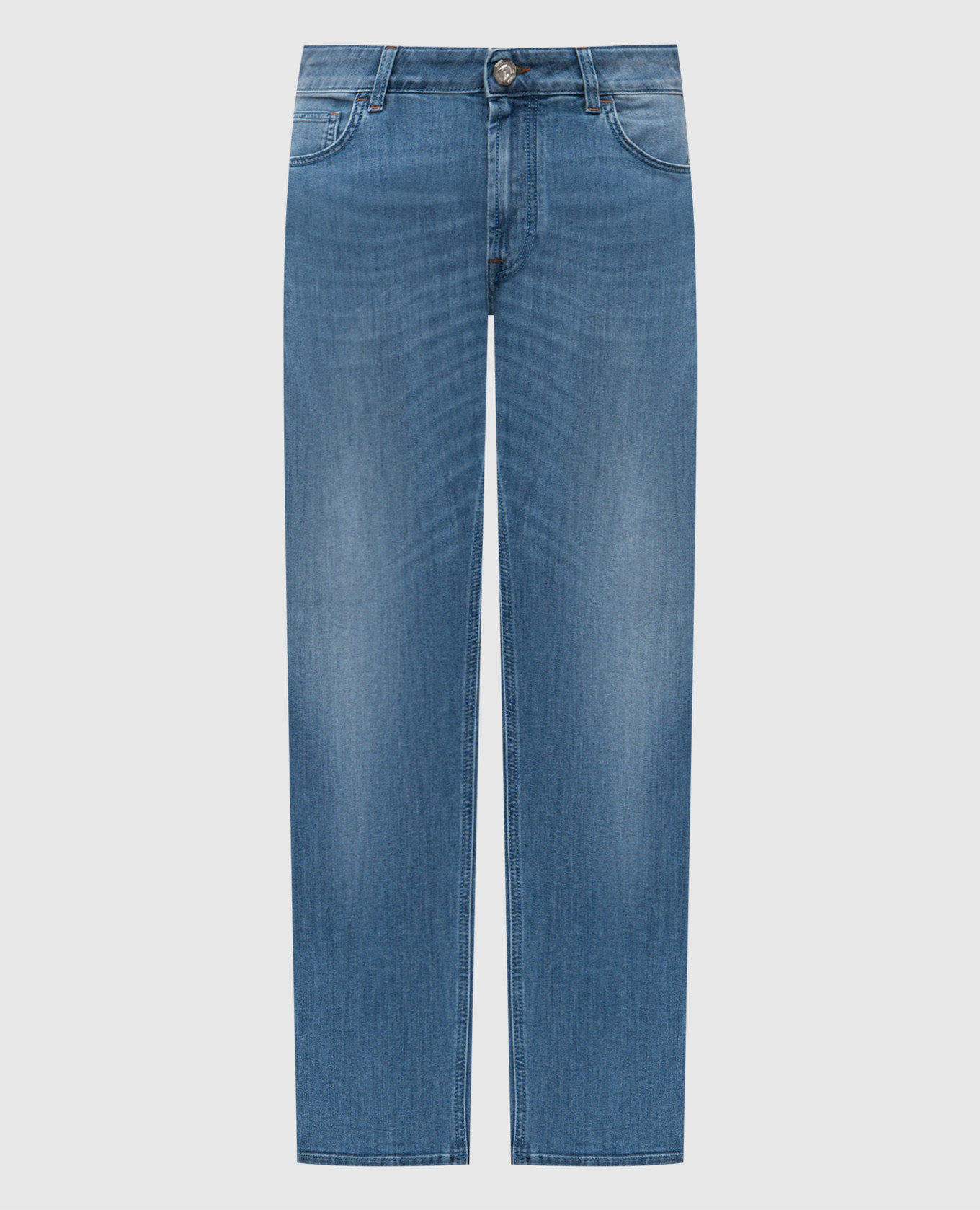 Blue jeans with a worn effect Stefano Ricci