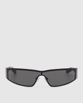 Alexander McQueen Black Y2k Sunglasses 821679I3330m