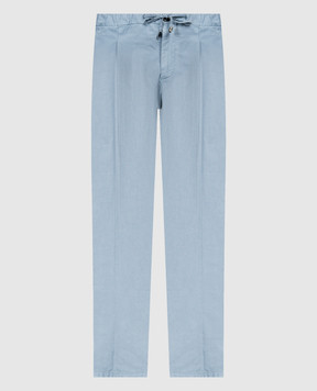 Enrico Mandelli Blue pants GYM02B539I