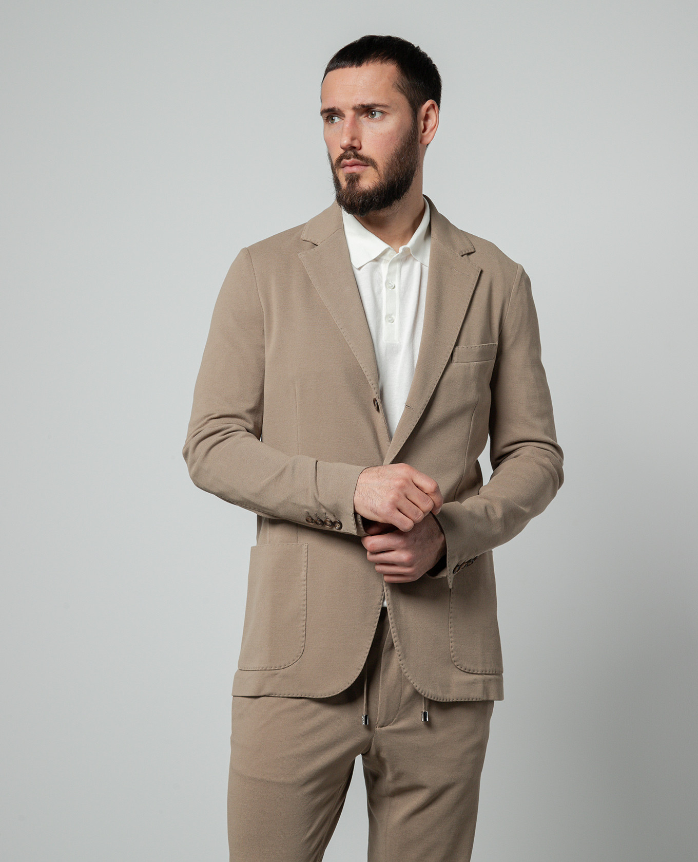 

Khaki blazer Enrico Mandelli