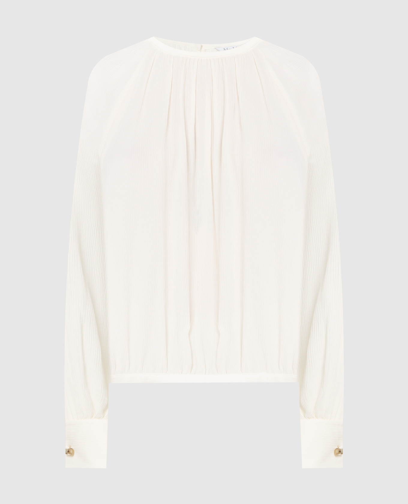 

Beige NARVEL silk blouse Max Mara, Бежевый