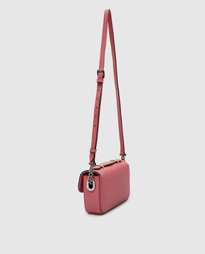 Gucci Pink leather crossbody bag with metallic logo 739722AABSG