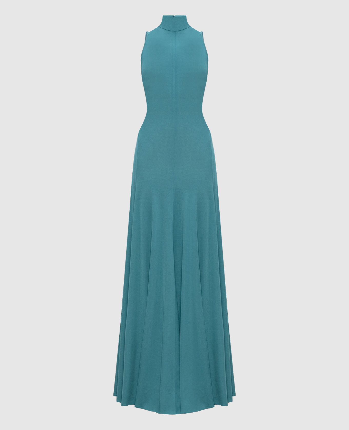 

Blue maxi dress with open back Twinset, Light blue