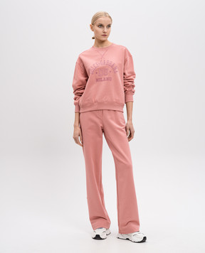Dolce&Gabbana Pink sweatpants with logo FTC91ZGDCX6