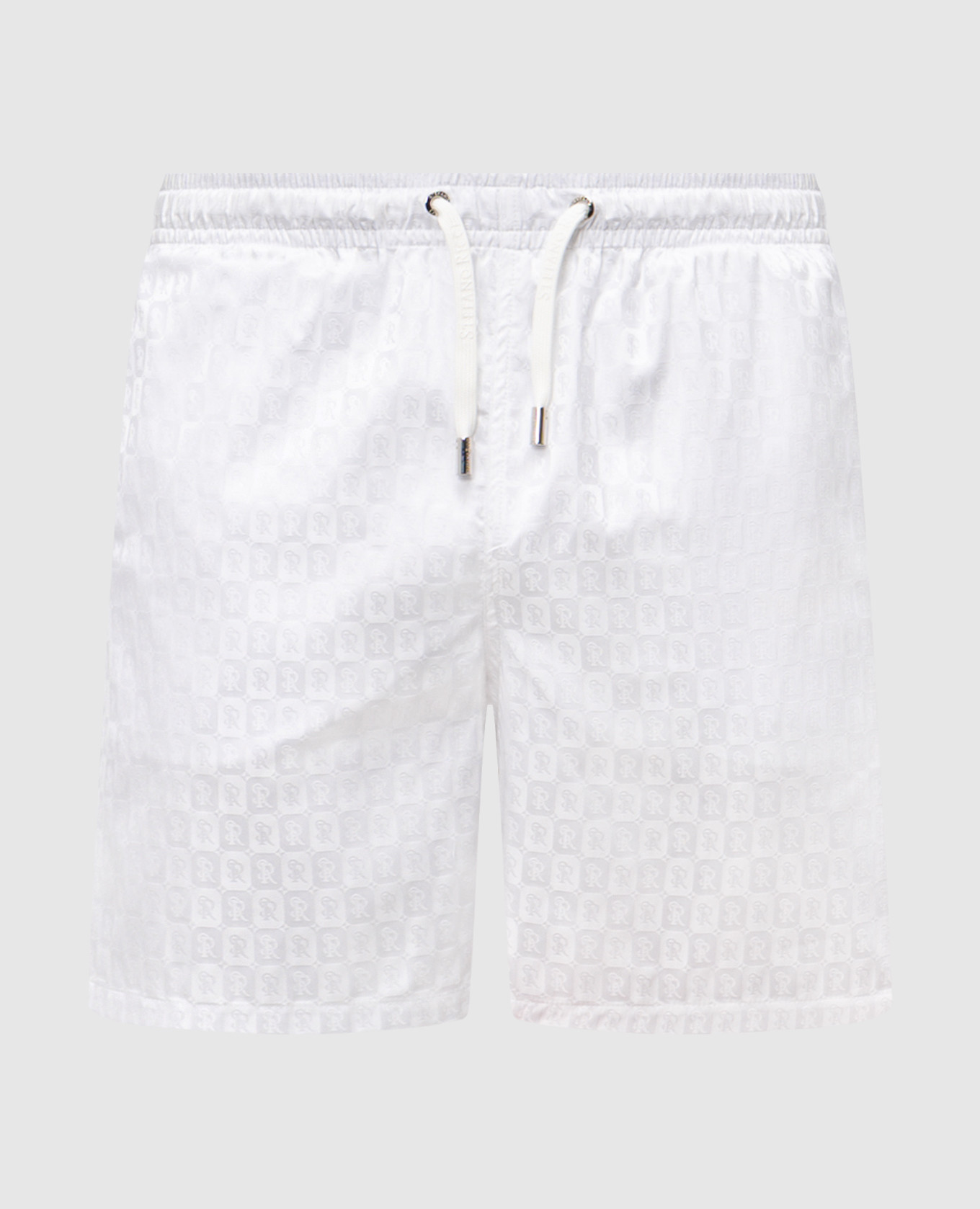 

White patterned swim shorts Stefano Ricci
