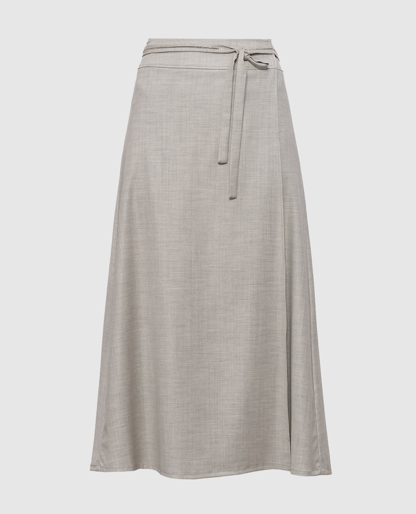 

Gray wool-blend skirt Peserico, Grey