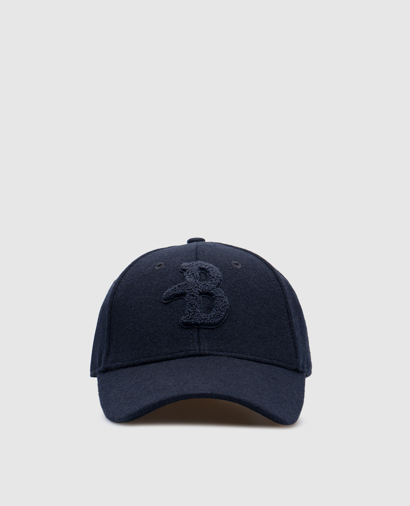 

Blue wool cap with logo patch Ballantyne, Синий