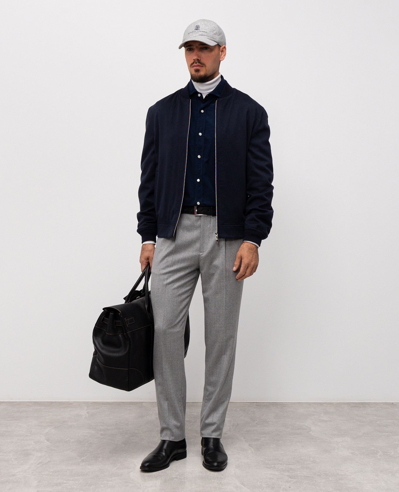 Blue corduroy shirt Brunello Cucinelli 2