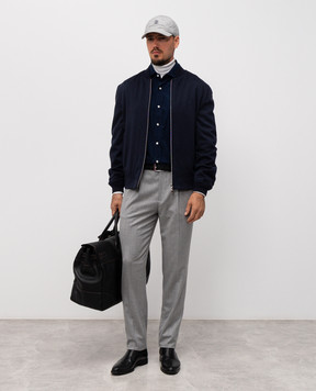 Brunello Cucinelli Blue corduroy shirt ML6884008