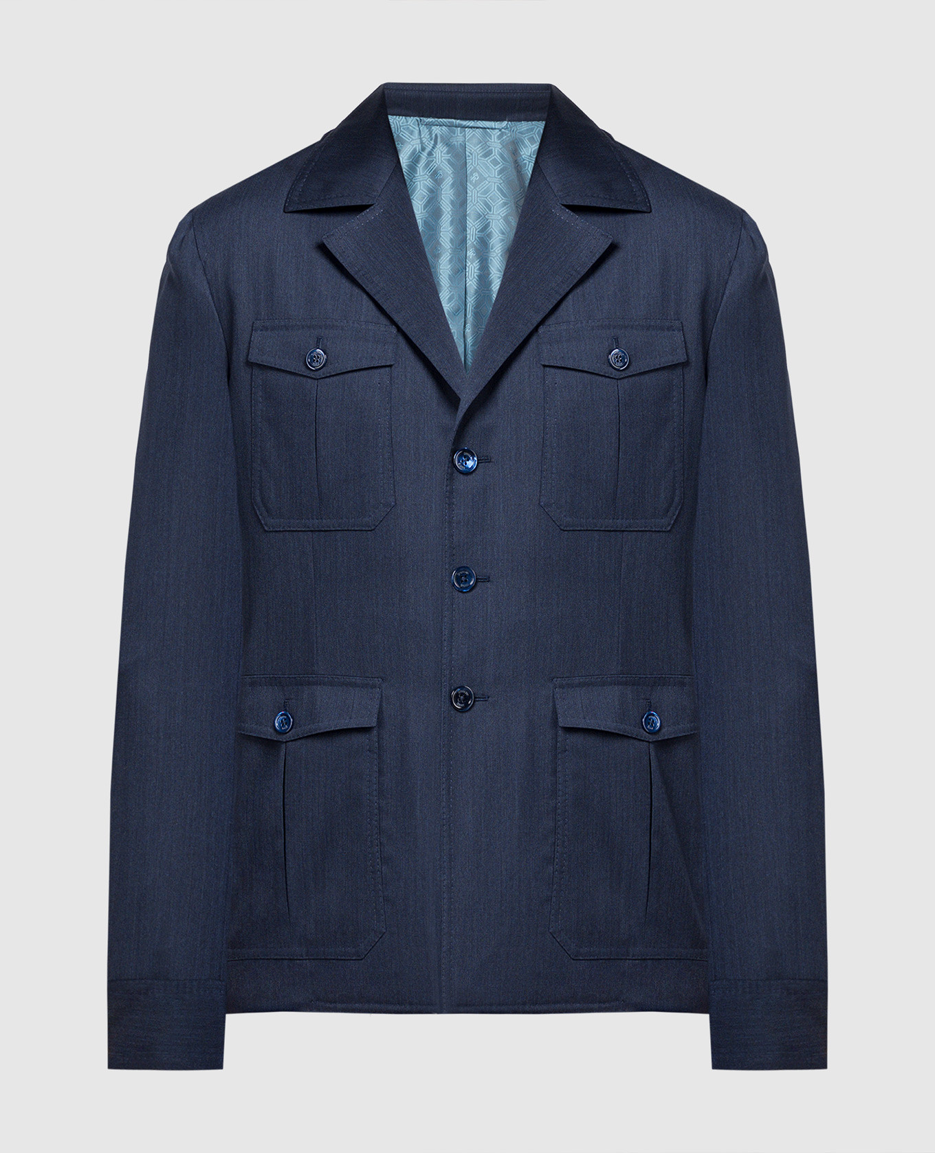 

Blue wool blazer Stefano Ricci