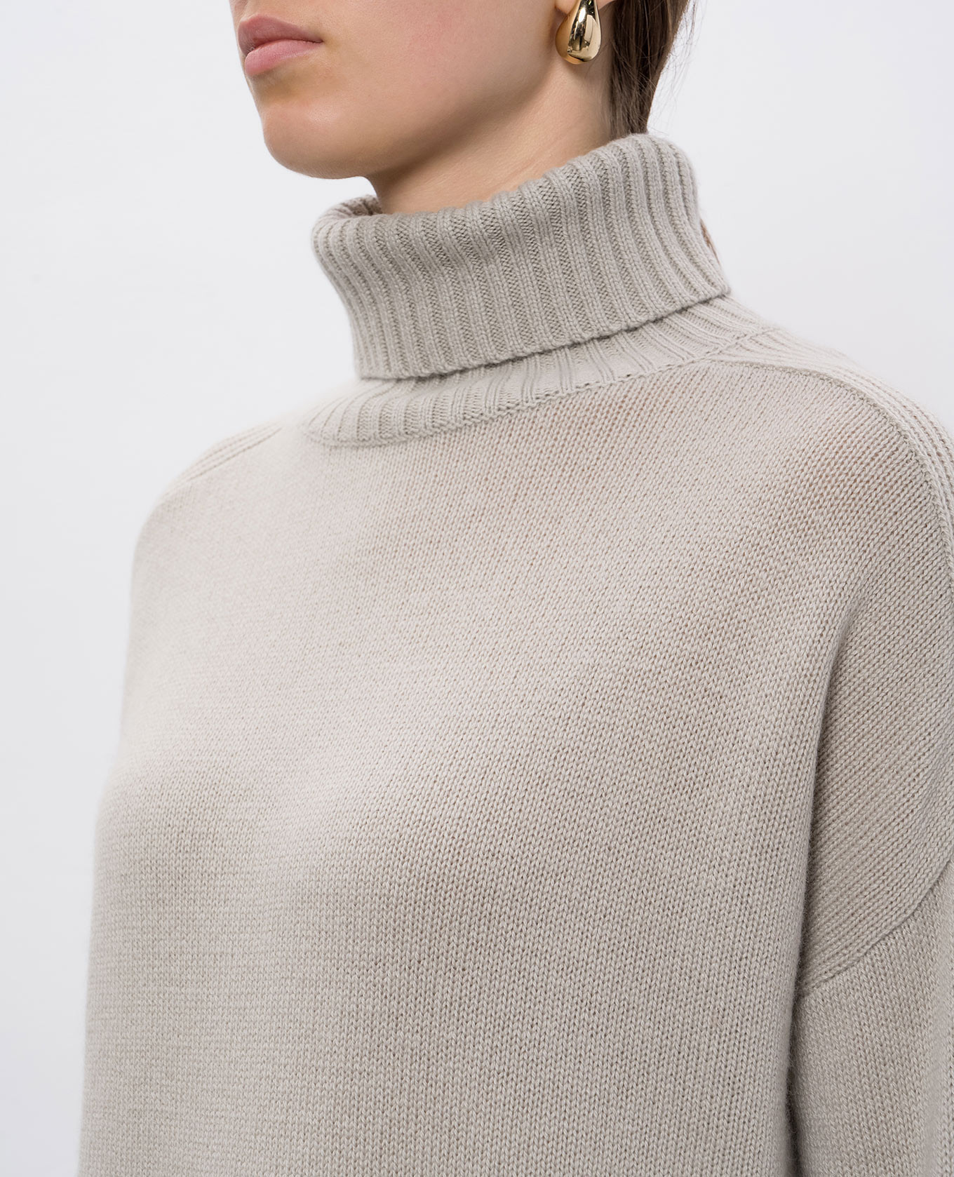 

Gray cashmere sweater Allude, Grey