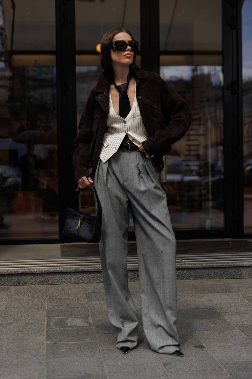 

White striped wool and silk waistcoat Tom Ford