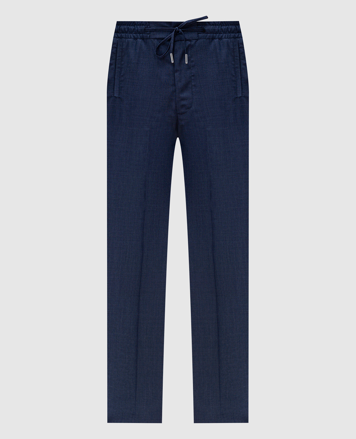 

New Elton blue wool trousers Bertolo Cashmere