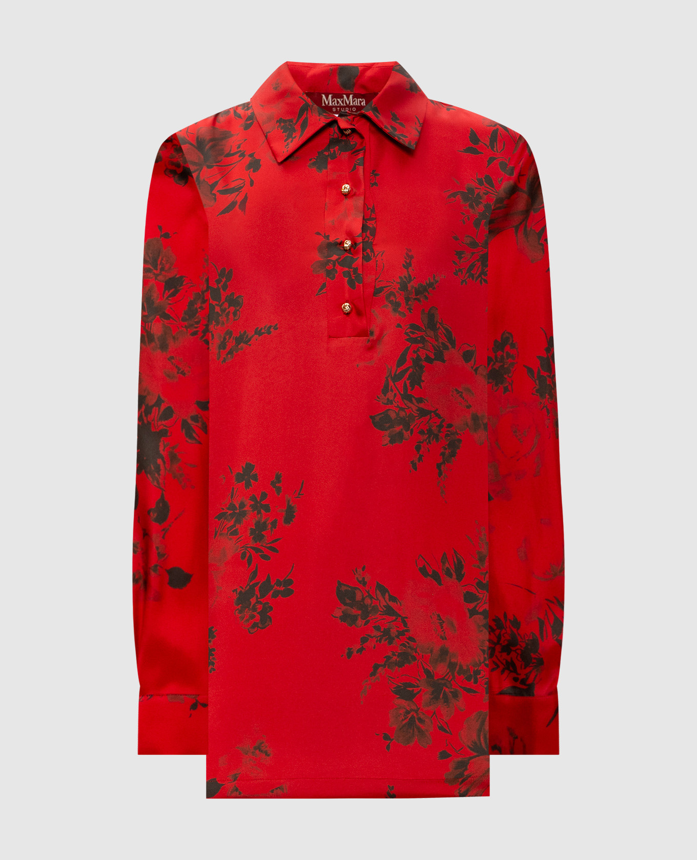 

Red WALTER silk blouse Max Mara