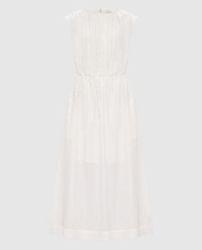 Lou Lou Studio Aphrodite yellow midi dress with silk APHRODITE