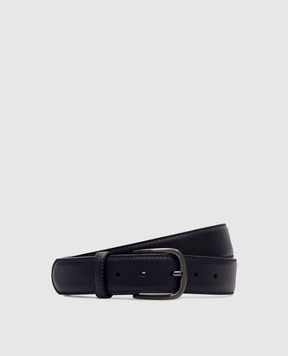Florentino Blue leather belt 125209410155