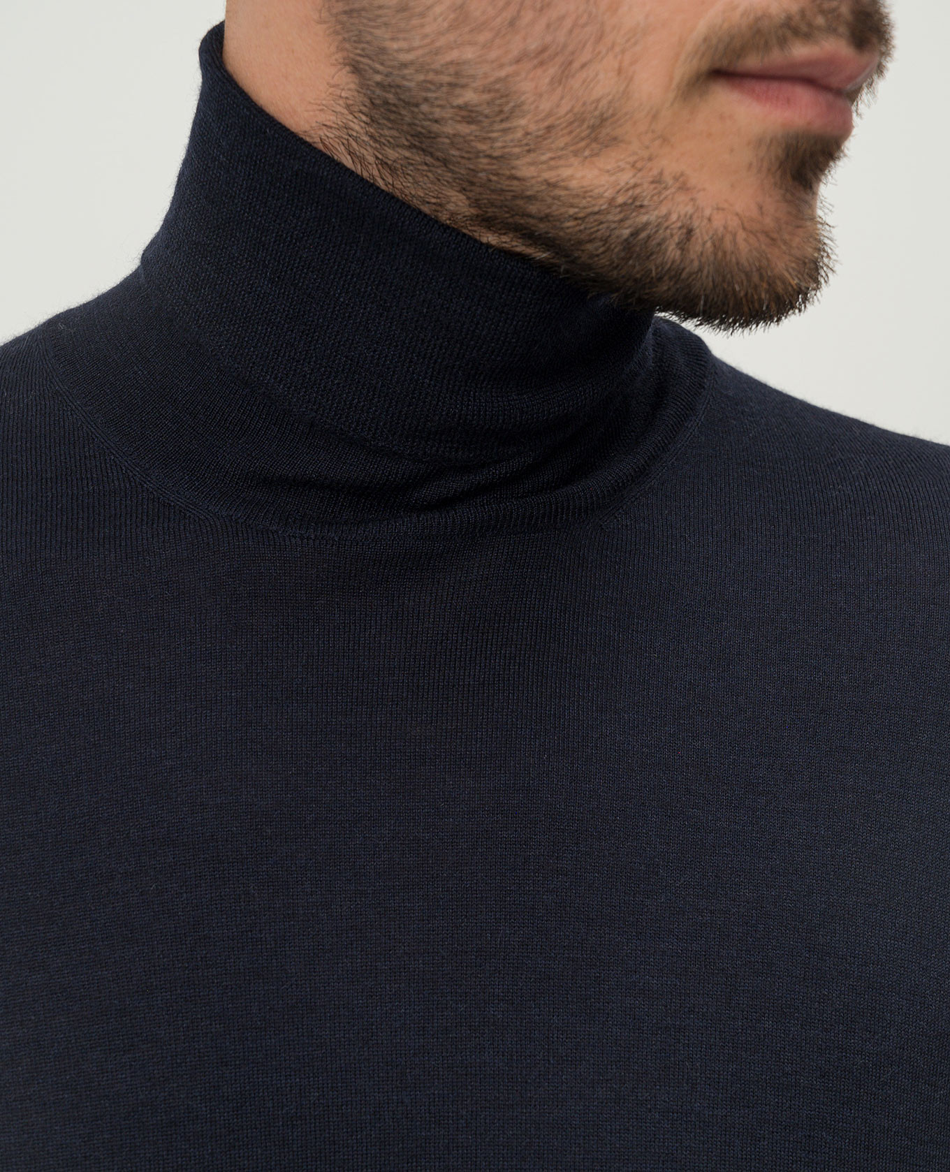 Blue wool and cashmere golf Brunello Cucinelli 5