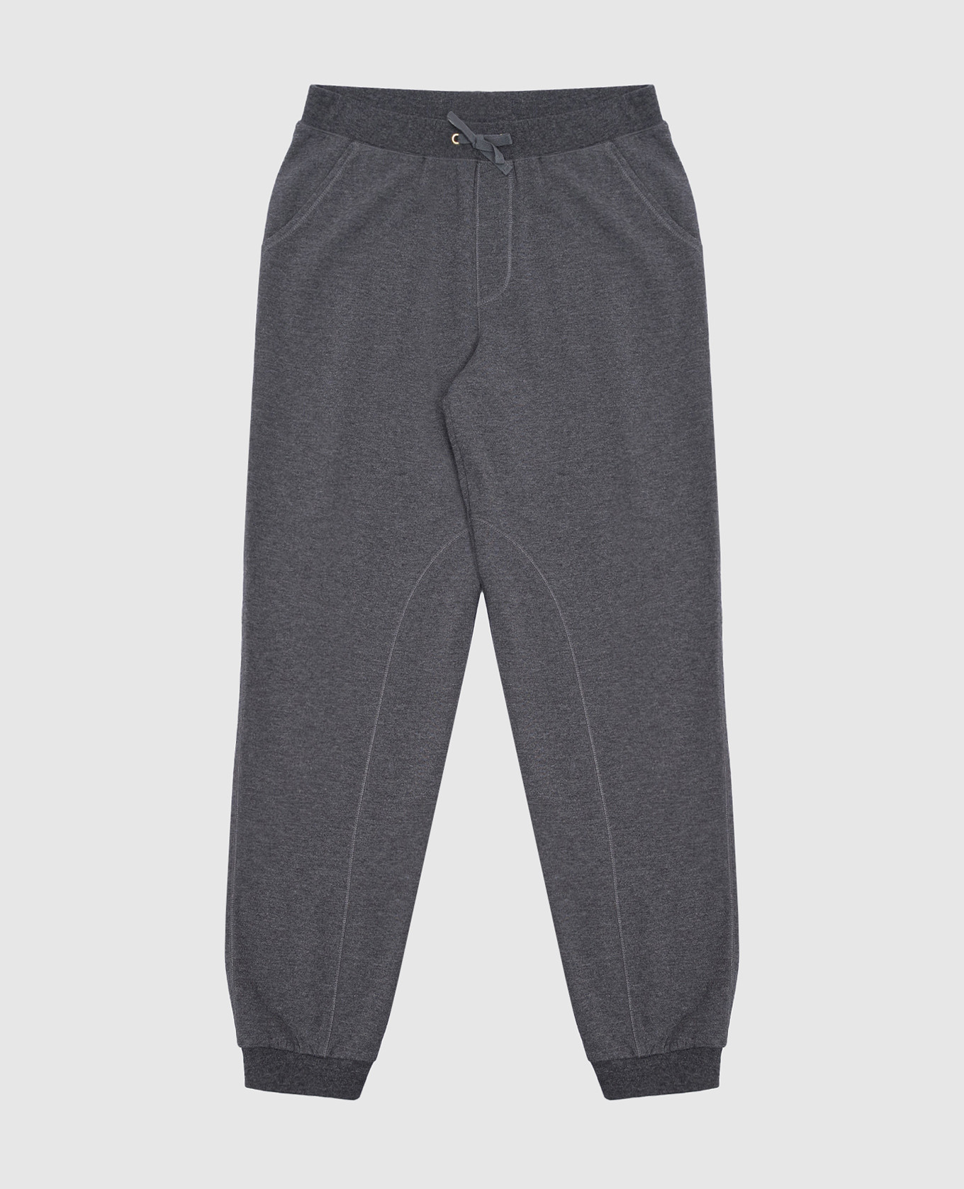 

Kids' grey joggers with logo Twinset