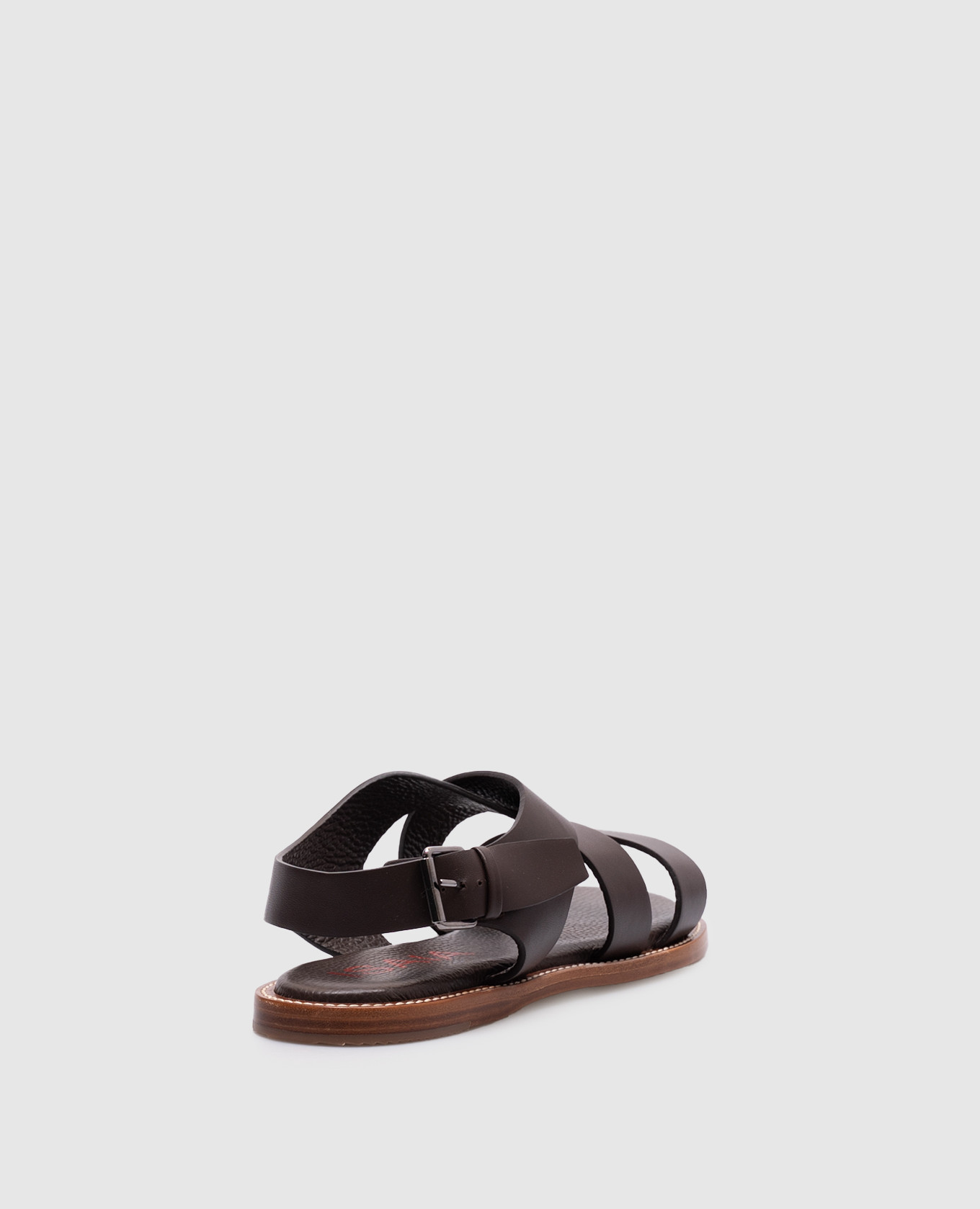 

Brown leather sandals ISAIA