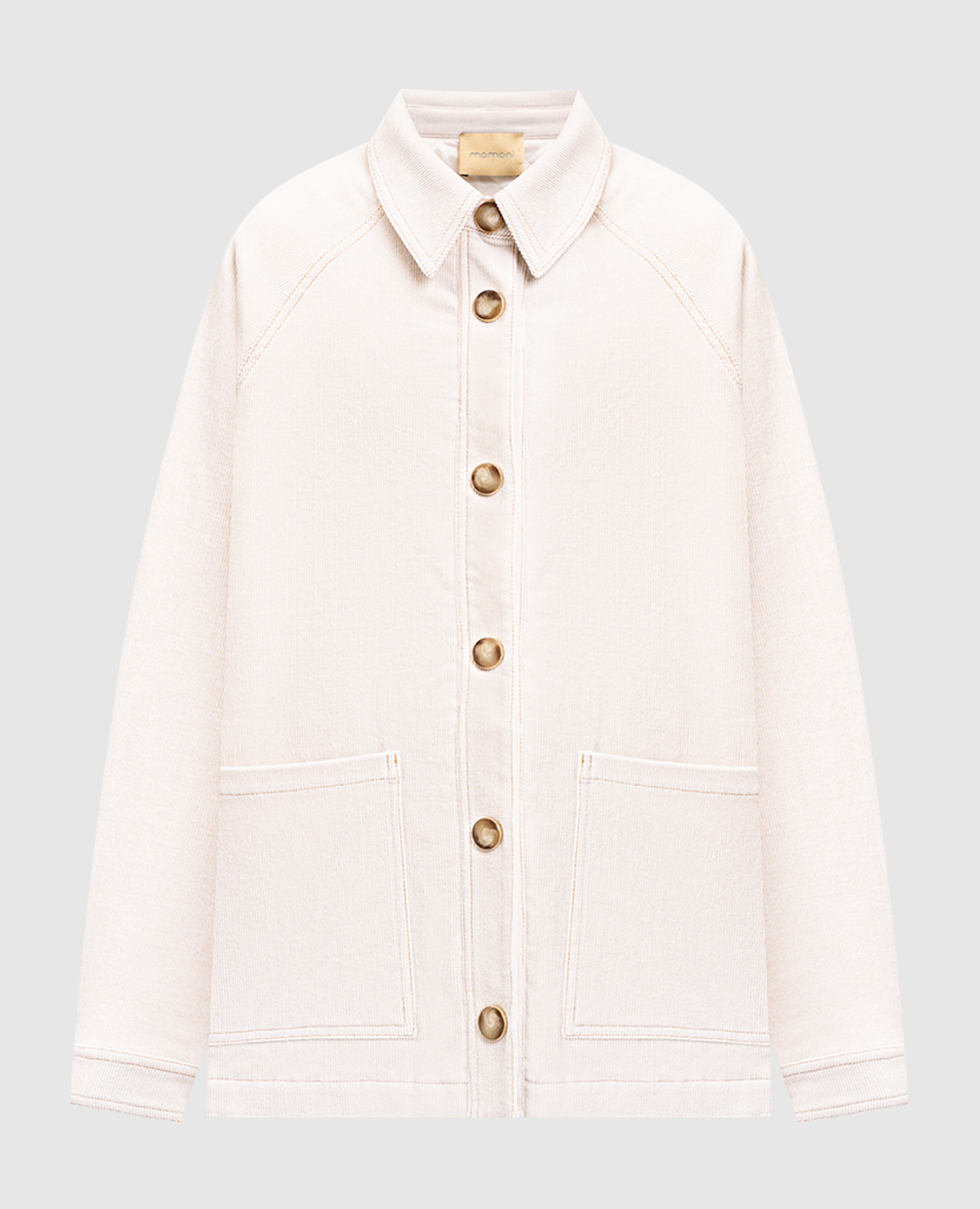 Yame beige corduroy jacket Momoni