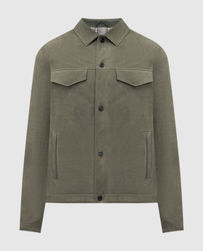 Stefano Ricci Green nubuck jacket M7J5100190MKOTG