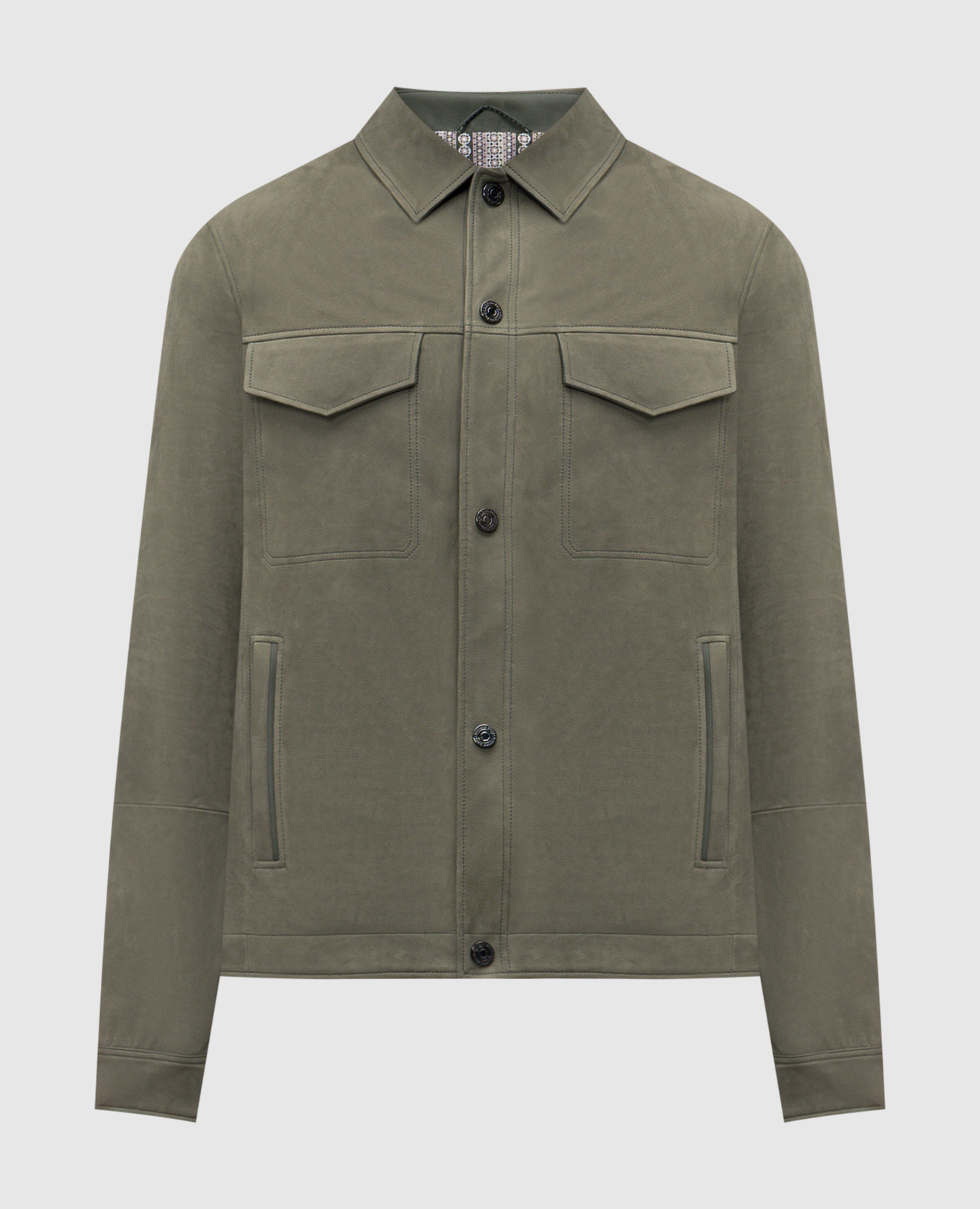 

Green nubuck jacket Stefano Ricci