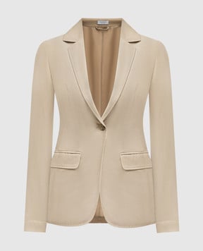Deveaux Beige jacket F211201SM3
