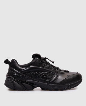 Balmain Black sneakers with logo EM1VI357LGSZ