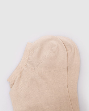 RiminiVeste Beige Chiffon mini socks CHIFFONMINI