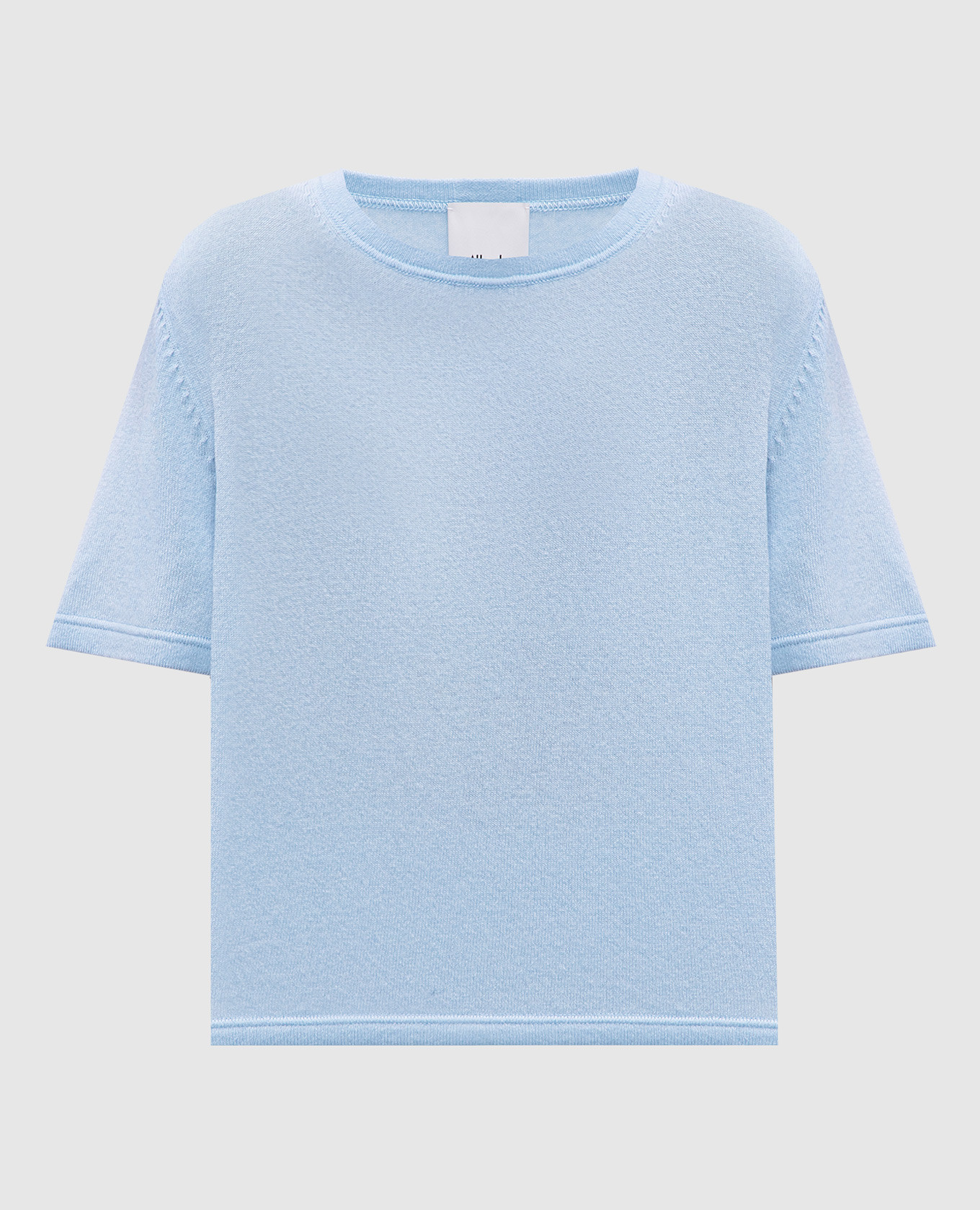 

Blue wool and cashmere top Allude, Light blue