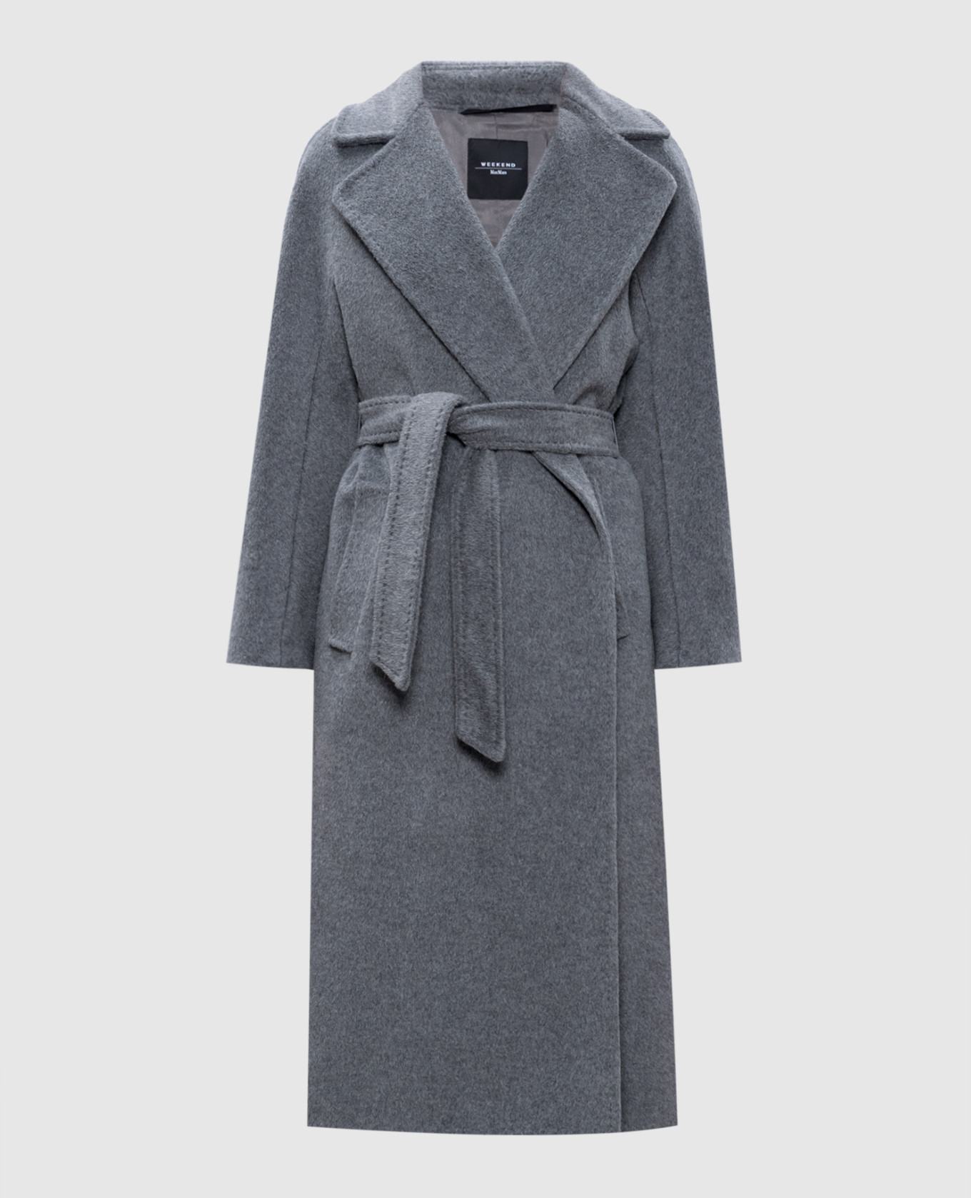 Scump/De Lux Max Mara Weekend Gray TEMPERA coat with alpaca wool