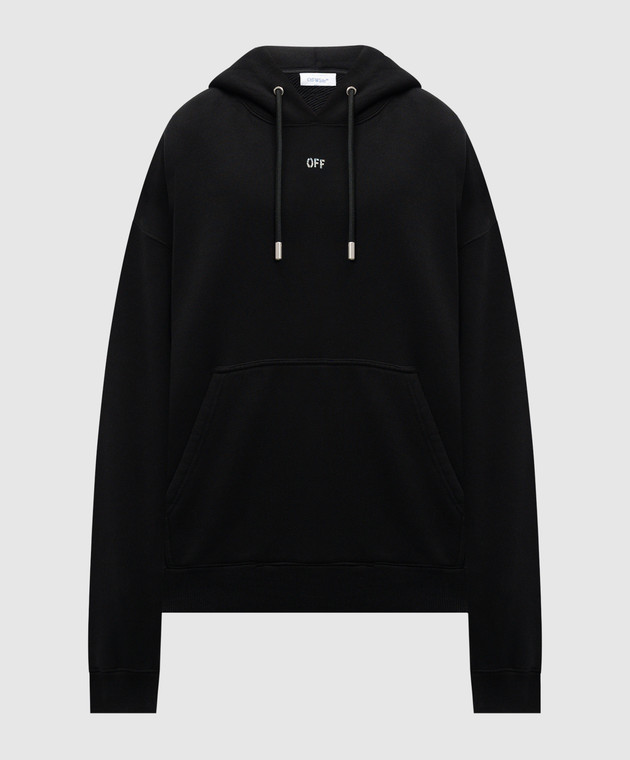 Off-White - Dragon Arrow Black Hoodie OMBB085F24FLE00A - shop with