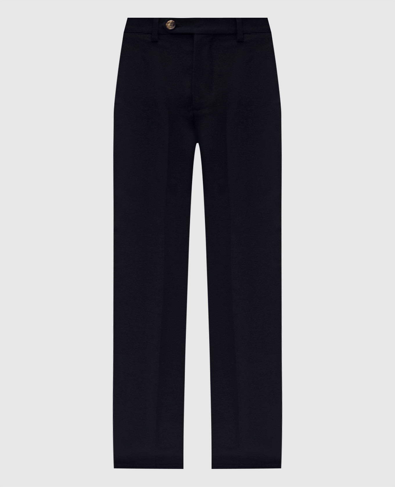 Blue pants with wool Brunello Cucinelli
