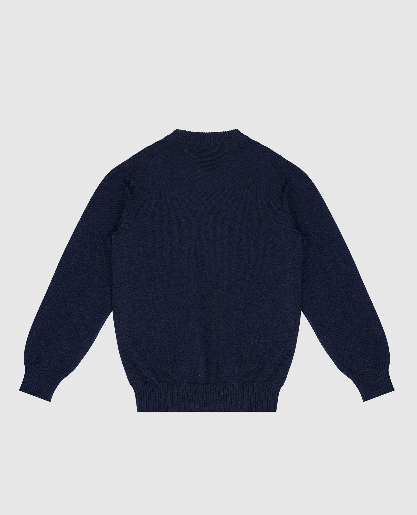 

Baby blue cashmere sweater with logo Brunello Cucinelli