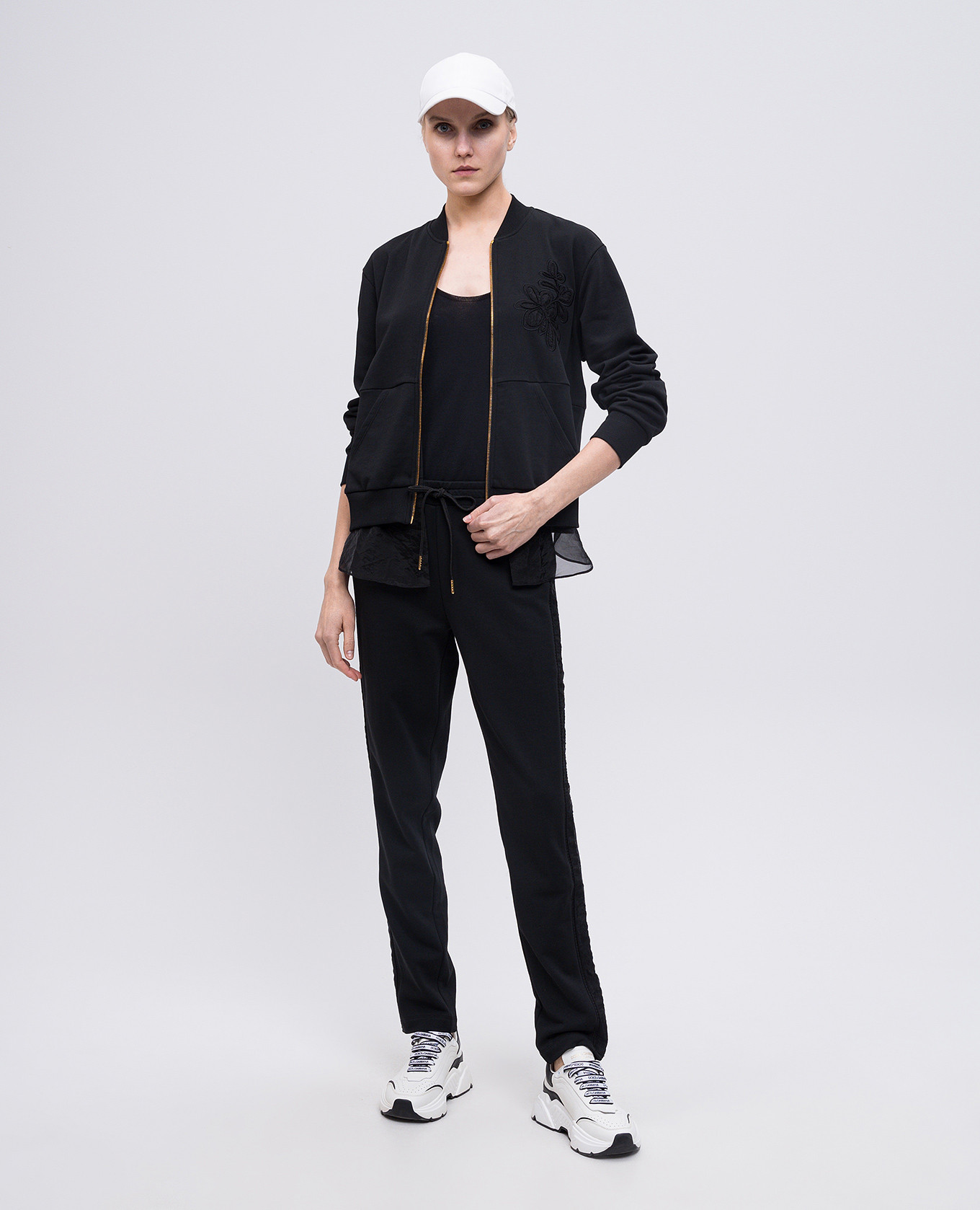 Black top with logo Twinset 2