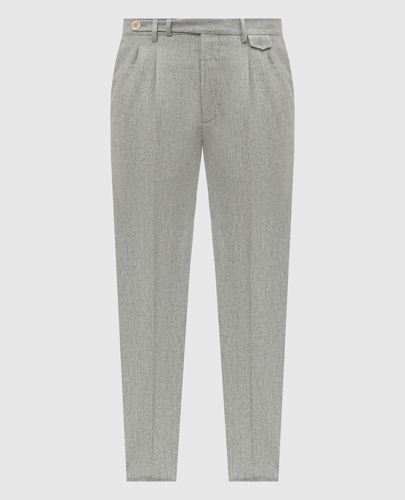 

Gray melange pants made of wool Brunello Cucinelli, Grey