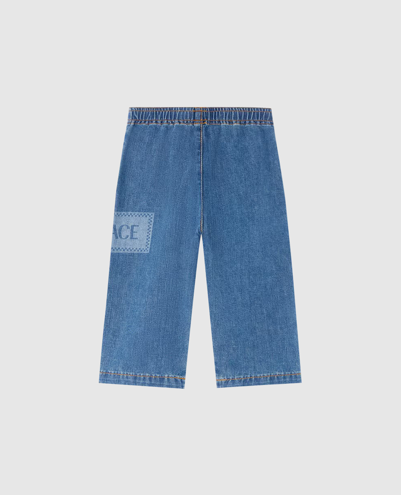 

Children's blue jeans with logo Versace