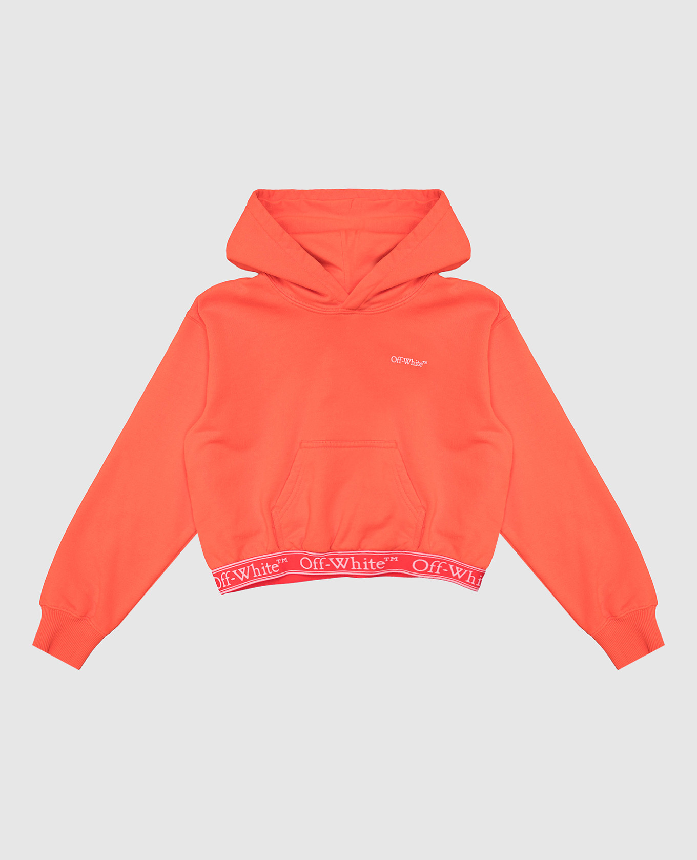 Children&#39;s orange hoodie with logo Off-White