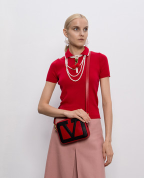 Valentino Viva Superstar red leather cross-body bag 7W2B0R86PTJ