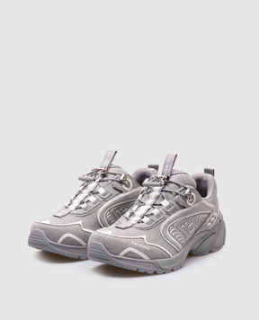 Balmain Cosmic Dust grey sneakers with logo EM1VI357TMGO