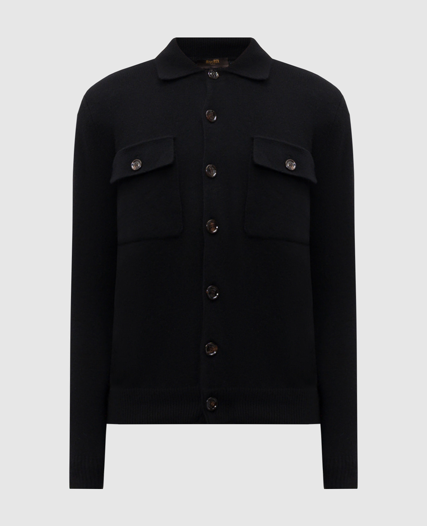 

Allyn black cashmere and wool cardigan MooRER