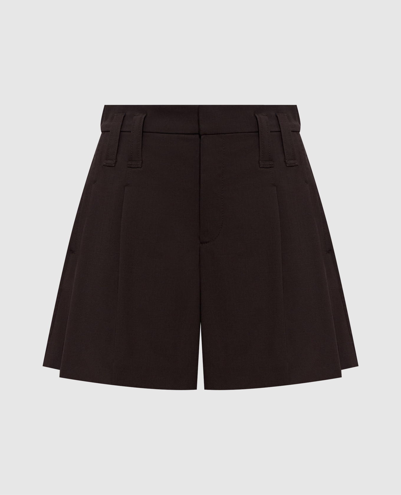 Brown shorts with wool Brunello Cucinelli