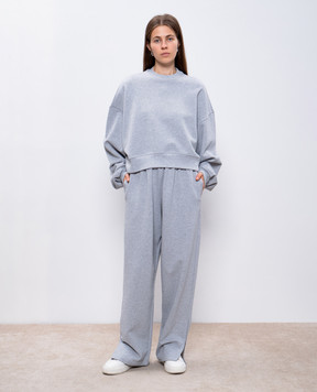 WARDROBE.NYC Gray melange sweatshirt W1040R09