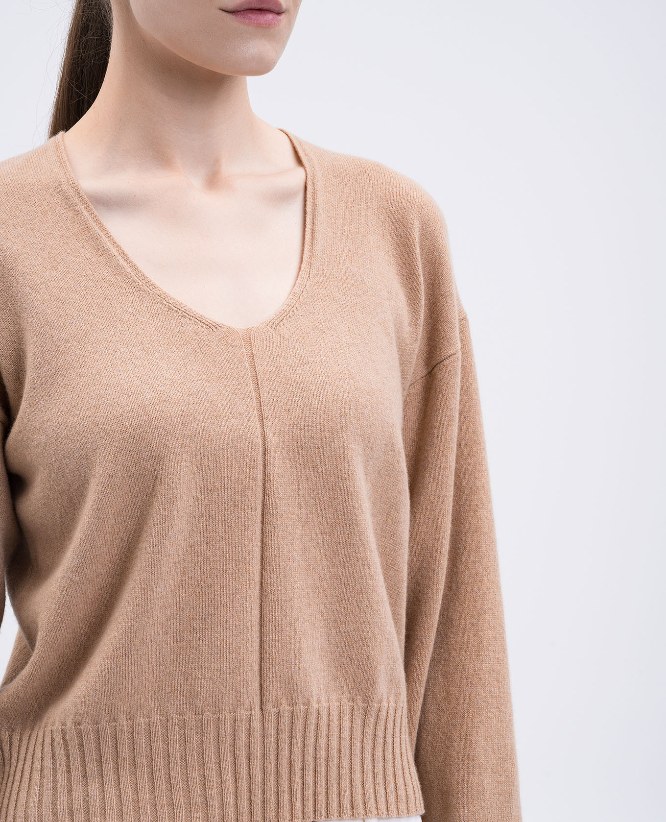 Beige cashmere and wool pullover Twinset 5