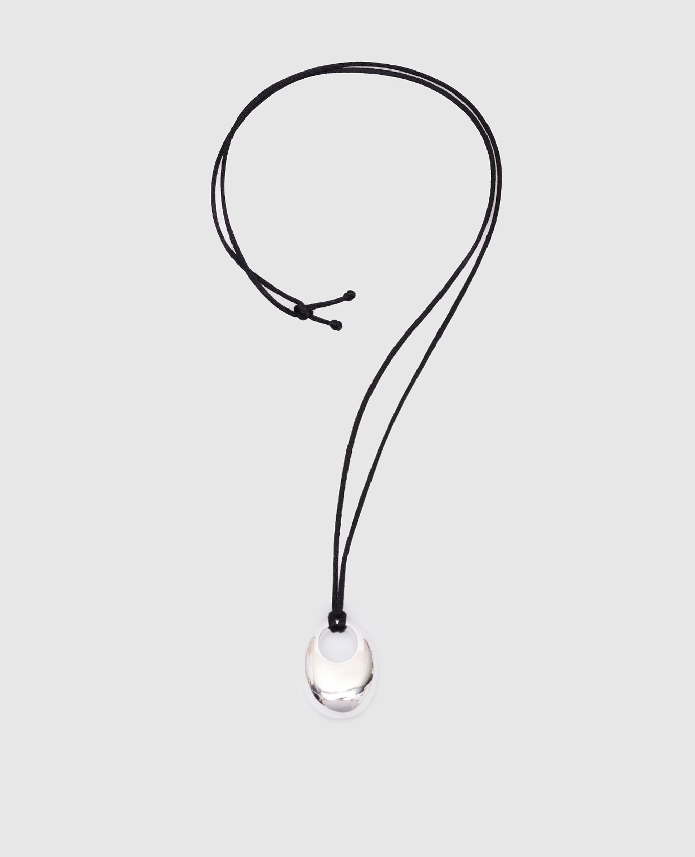

Sloping silver pendant necklace ANNIKA INEZ, Серебристый