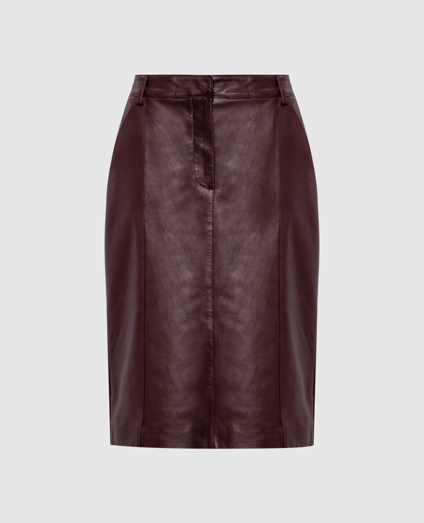 

Brown leather skirt Ermanno Scervino