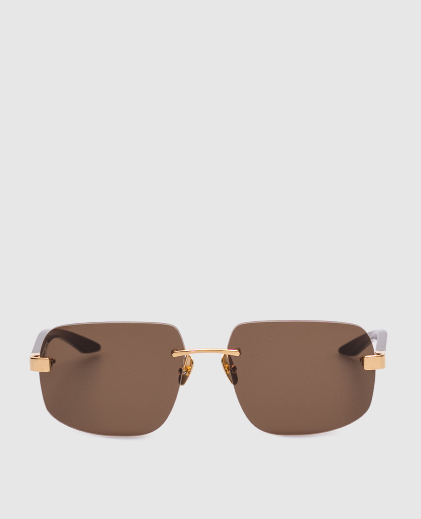 

Brown Prestige sunglasses with logo emblem Stefano Ricci