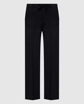 Slowear Blue wool and cashmere pants 1T00984932A