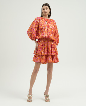 Vilebrequin Lauriane pink dress with silk and lurex LURAW335